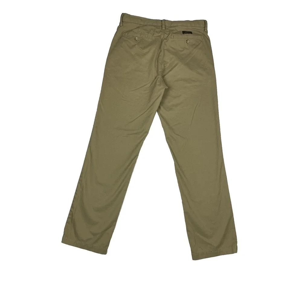 Banana Republic Gavin Chino‎ Pants Mens 32x34 Khaki Straight Casual Cotton